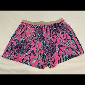 Lilly Pulitzer Ryland Short Elephant Print Sz Med